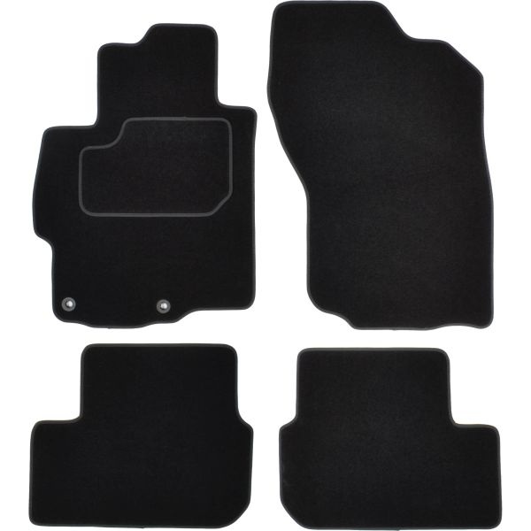 Set Covorase Auto Mocheta Fata + Spate Mammooth Mitsubishi Lancer 8 2008→ Negru MMT A041 MIT75 PRM 01